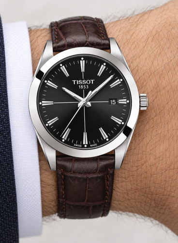 Tissot gentleman black - tissot,